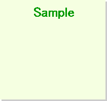 テキスト ボックス: Sample